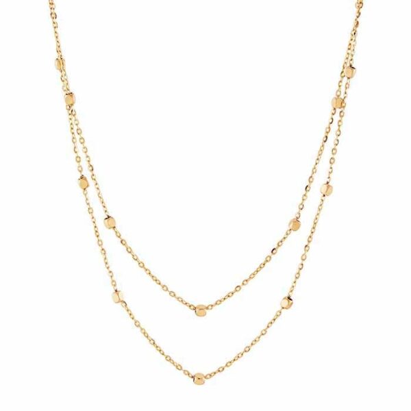 Double Layer Beaded Necklace